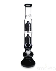 smokea-double-tree-perc-bong-black-clear-11704588959846 SMOKEA Double Tree Perc Bong