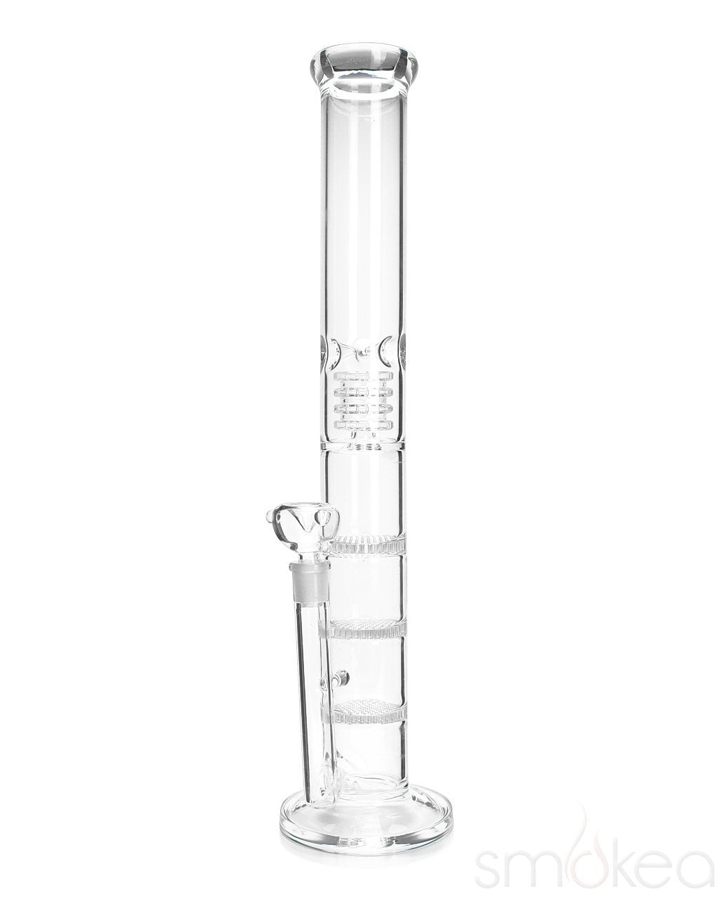 smokea-ripper-triple-honeycomb-barrel-perc-bong-5260717293670 SMOKEA "Ripper" Triple Honeycomb Barrel Perc Bong