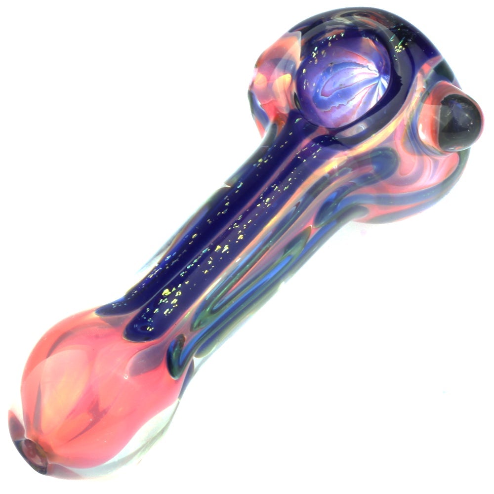 sp-12.5cm-037_2_Color_changing_pipe_glass_pipe_spoon_pipe_weed_bowl_bong_Fumed_Purple_Color_Changing_Glass_Spoon_Pipe_w_Glass_Marble Fumed Purple Color Changing Glass Spoon Pipe w/ Glass Marble