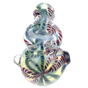 4.7" Fumed Glass Milli Donut Spoon Pipe
