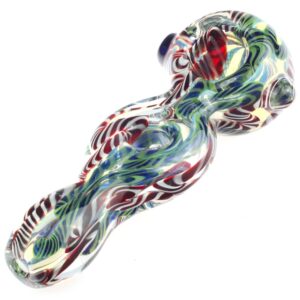 4.7" Fumed Glass Milli Donut Spoon Pipe
