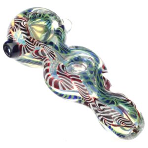4.7" Fumed Glass Milli Donut Spoon Pipe