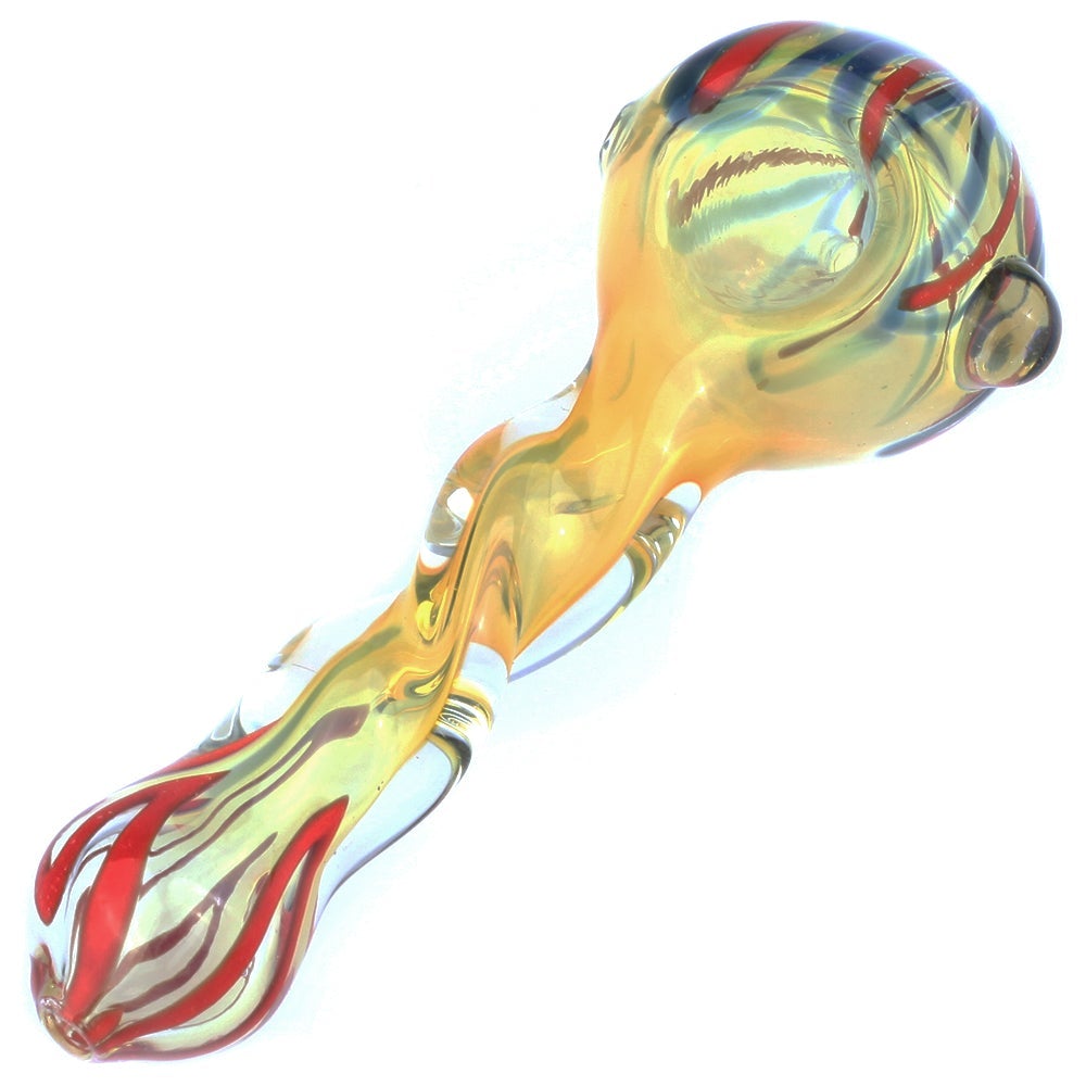 sp-13.5cm-041_2Color_changing_pipe_glass_pipe_spoon_pipe_weed_bowl_bong_Swirl_Large_Glass_Spoon_Pipe_w_Glass_Orbs Swirl Large Glass Spoon Pipe w/ Glass Orbs