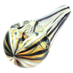 3.3" Mini Fumed Glass Cone Shaped Spoon Pipe