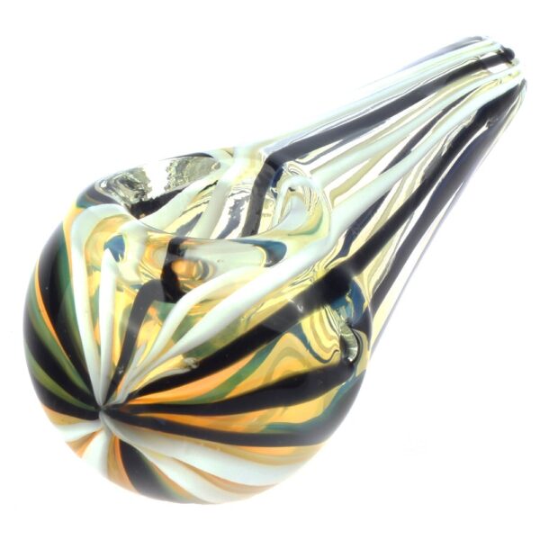 3.3" Mini Fumed Glass Cone Shaped Spoon Pipe