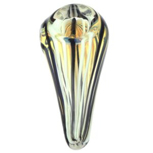 3.3" Mini Fumed Glass Cone Shaped Spoon Pipe