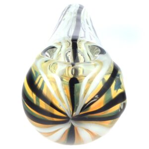 3.3" Mini Fumed Glass Cone Shaped Spoon Pipe