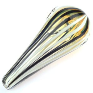 3.3" Mini Fumed Glass Cone Shaped Spoon Pipe