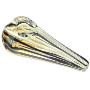 3.3" Mini Fumed Glass Cone Shaped Spoon Pipe