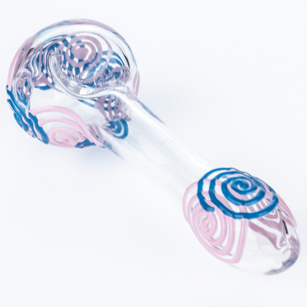 spiral_pattern_glass_pipe_-_girly_weed_pipes_for_sale_-_puffing_bird1_3680732a-440d-4833-ac0b-3fb85722d8c7 1.58" Spiral Pattern Glow-In-The-Dark Glass Pipe