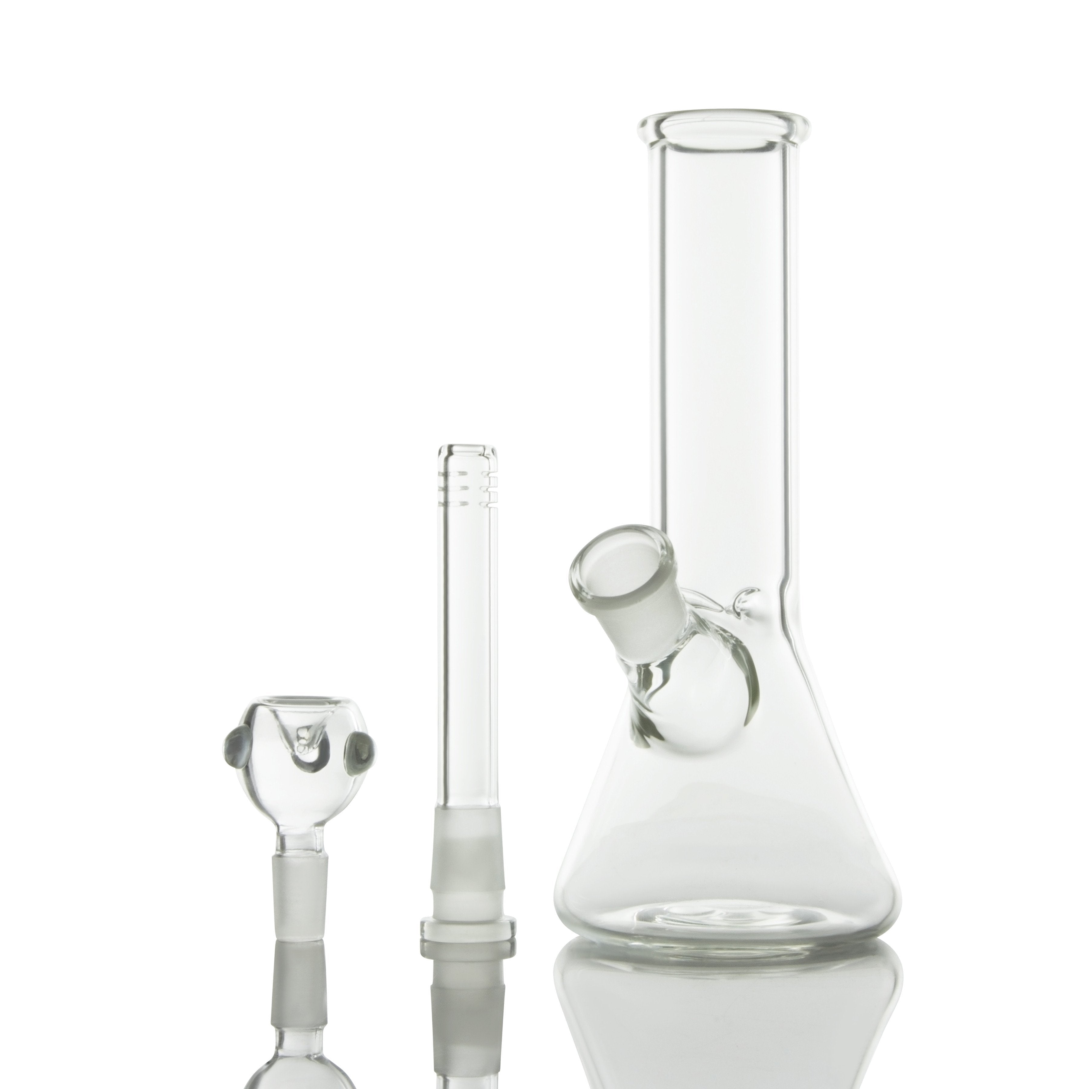 upc-basic-beaker-water-pipe-simply-guy-8-white-0 LA Pipes "Simply Guy" Basic Beaker Water Pipe