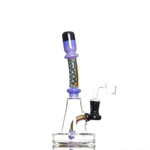 wigwag-dab-rig-wholesale-glass-bongs-water-pipes-clean-clear-glass-water-pipes-10 MGR 8 Inch 3 Pinholes Wigwag Rig F14.5mm