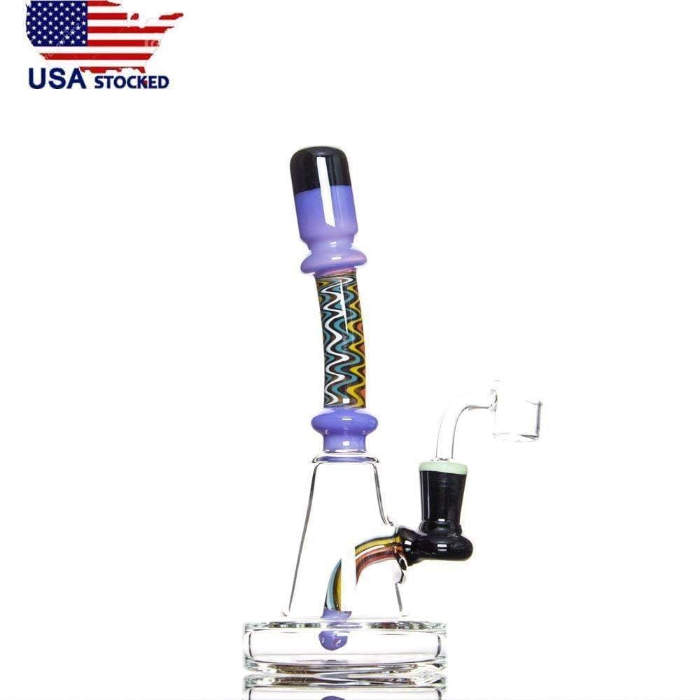 wigwag-dab-rig-wholesale-glass-bongs-water-pipes-clean-clear-glass-water-pipes-2 MGR 8 Inch 3 Pinholes Wigwag Rig F14.5mm