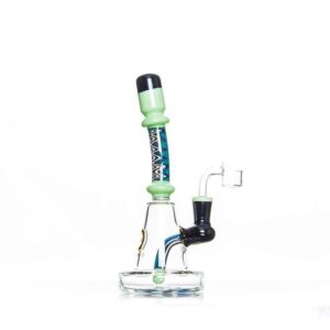 wigwag-dab-rig-wholesale-glass-bongs-water-pipes-clean-clear-glass-water-pipes-4 MGR 8 Inch 3 Pinholes Wigwag Rig F14.5mm
