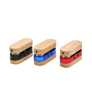 Wooden Two Layer Portable Pipe