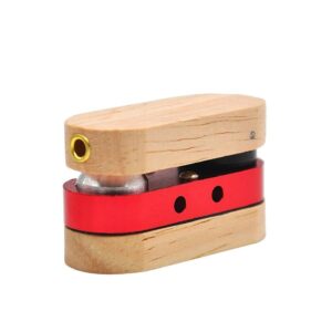 Wooden Two Layer Portable Pipe