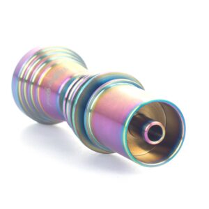 14mm Female Rainbow Titanium Nail For 20mm Enail Heating Coil