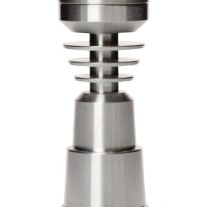 14mm18mm Female GR2 Titanium Domeless Nail w/ Dab Plate