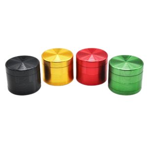 56mm 4 Layer Aluminium Alloy Herb Grinder (4 Colors)