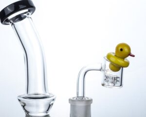 Puffing Bird™ Diamond Knot Quartz Banger