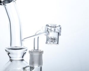 Puffing Bird™ Diamond Knot Quartz Banger