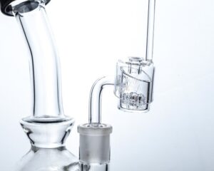 Puffing Bird™ Diamond Knot Quartz Banger