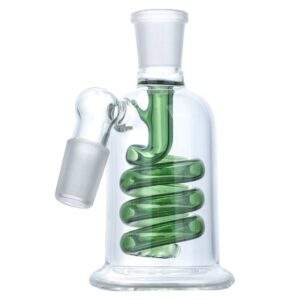 Spiral Perc Glass Ash Catcher