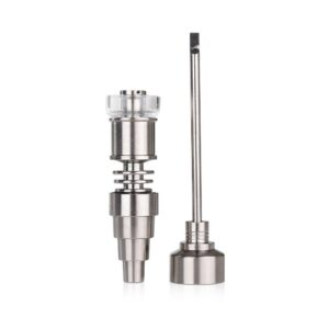 Universal Titanium Quartz Hybrid Dab Nail For 20mm Heating Coil Enail