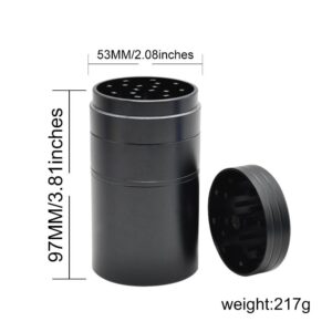 Heavy Duty Novelty Aluminium 5 Layer Grinder With Extra Large Storage