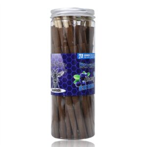 jpg_2dc5dd93-12c3-4261-b166-3df8e84c694d Blueberry Flavored Brown Cigar Skin Pre-Rolled Cones - Pack of 72
