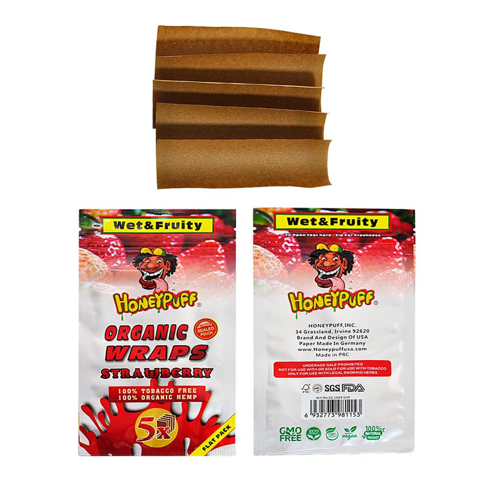 jpg_650bf166-a722-4e70-8185-4a5aa65cd2ea HoneyPuff Strawberry Organic Rolling Paper - 50 Packs