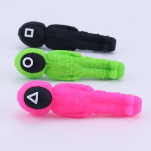 Squid Game Themed Silicone Smoking Pipe