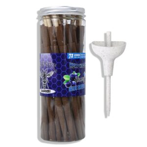 jpg_97ccfa95-9697-4ddf-a932-3ed997b66aba Blueberry Flavored Brown Cigar Skin Pre-Rolled Cones - Pack of 72