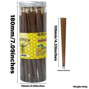 jpg_c6f8ab1e-d183-4109-ab58-e700b4366c5f Pineapple Flavored Brown Cigar Skin Pre-Rolled Cones - Pack of 72