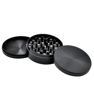 Puffing Bird Basic Herb Grinder 3 Layer Extra Large Black 100 MM