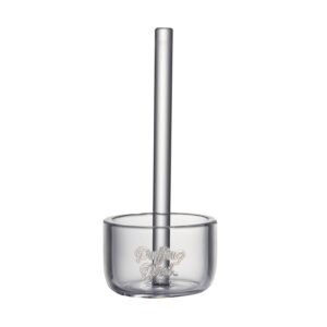 Puffing Bird™ Flat Top Quartz Banger With Straight Handle Quartz Carb Cap Set
