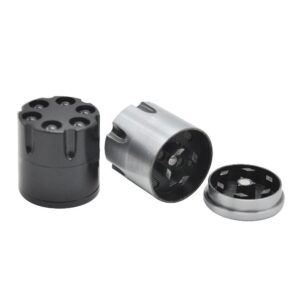 revolver-6-shooter-30mm-3-layer-aluminium-novelty-herb-grinder-silverwhite-puffing-bird_634-276820.jpg Revolver 6 Shooter 30mm 3 Layer Aluminium Novelty Herb Grinder (Silver/White)