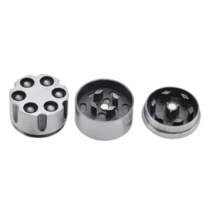 revolver-6-shooter-30mm-3-layer-aluminium-novelty-herb-grinder-silverwhite-puffing-bird_788-580095.jpg Revolver 6 Shooter 30mm 3 Layer Aluminium Novelty Herb Grinder (Silver/White)