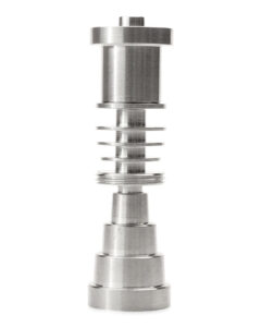 Titanium 16mm/20mm E-Nail Compatible 6-in-1 Universal Domeless Nail/Banger
