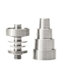 Domeless Titanium Nail/Banger W/Dabber Carb Cap&Silicone Jar Bundle