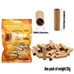 jpg_98ec53c6-f1b5-47ee-8b41-a6cc7f745966.jpg Natural Unrefined Rolling Paper Filter Tips – 7mm Pre-Rolled Tips (100 Tips per Resealable Bag)