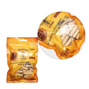 jpg_df9ae738-b3ea-4327-bf14-845b1eeb966b.jpg Natural Unrefined Rolling Paper Filter Tips – 7mm Pre-Rolled Tips (100 Tips per Resealable Bag)