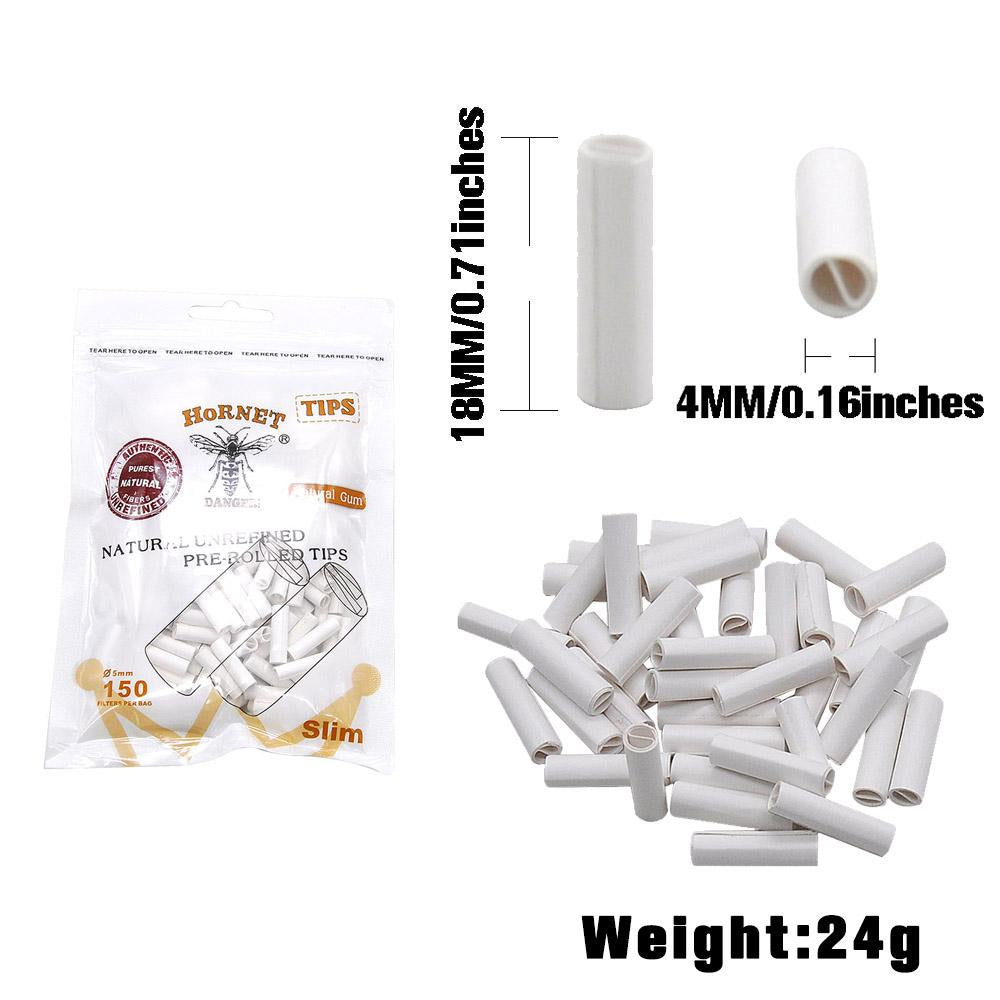 jpg_f6f457f4-e874-4152-9a47-892a2eeed973.jpg Natural Unrefined Rolling Paper Filter Tips – 4mm White Pre-Rolled Tips (150 Tips per Resealable Bag)